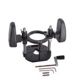 65mm Universal Trimming hine Router Lift For Woodworking Benches Table Saw Aluminum alloy Base Tool