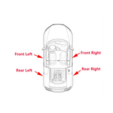 Car Front Left Exterior Outside Door Handle 69210-60010 for Toyota Land Cruiser 80 LC80 FZJ80 4500 1991-1997