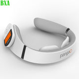 Pangao B19 Cervical Neck Traction Device - Back Posture Corrector with Vibrating Massager. Electric Body Pulse Massage and Hot Compress