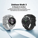 Zeblaze Btalk 3 Fiess Smart IPS HD Screen 100 Sport Modes Health Monitor Bluetooth-compatible Call Watch for Android IOS