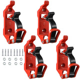 2-4PCS Quick Fist Clamp for Tools Equipment Auto Wall Mounting Brackets Car Trailer RV Boat Accessories Shovel Bracket