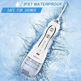 Portable waterproof oral irrigator, rechargeable battery, 300ml, teeth cleaning
