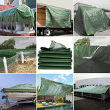 Thick Rainproof Cloth Military Green Truck Yard Sun Protection Wear-Resistant Waterproof Tarpau Sunscreen Heavy Duty Tarp