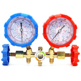 3 Way AC Diagnostic Set for Freon Charging Fits R32 R410a R-404A R-134a Refrigeration Manifold Gauge Air