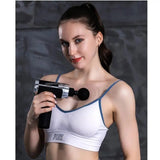 Mini muscle relaxation is charging electric vibration massage gun film did to the fascia