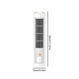 Bladeless Tower Quiet Adjustable 3 Speed Settings USB Fan Low Noise Powerful Airw Oscillating for Natural Coog