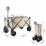Camping Helper Multifunctional Cart, Large-capacity Storage Space, Making Your Gear Complete and Travel More Convenient