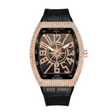 PINTIME Men Watch Fashion Business Quartz Watches Top Brand Luxury Waterproof Luminous Leather Strap Men's Wristwatches Relogio
