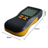 Non-Destructive Moisture Meter LCD Digital Humidity Tester with LED Backlight Support 4 Working Modes for Wood Materials