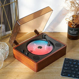 Record Player, Retro Mini Birthday Party Portable Bluetooth Speaker with Black Vinyl Sound and Built-in CD Player New