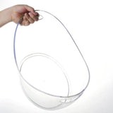 Ice Bucket Clear Plastic 12 Liter Storage Tub - Perfect For Wine, Champagne Or Beer Bottles