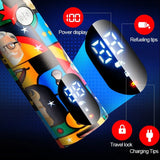 RESUXI 969 Barber Graffiti Clipper Electric Shaver Rechargeable Cordless Hair Cutting hine Beard Trimmer