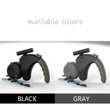 Pet Traction Rope Belt Double Adjustable for 2 Dogs Walking with Light Retractable Rotation Pet Rope Dual Dog Rope Leash