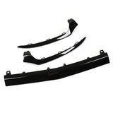 Gloss Black Replacement for Mercedes‑Benz C‑Class W205 C205 A205 Car Front Bumper Lower Trims