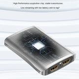 1Set 1080P 4K -Compatible Video Capture Card Live Recording Capture Card Aluminum Alloy