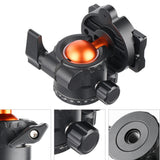 Ballhead Tripod Mount 28mm Large Ball Head Adapter QR Plate 1/4 Inch Aluminium Alloy 10kg Payload