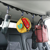 Vehicle Mounted e 8 Positions Nylon Clothes Drying Rope Portable Telescc Clothese Car Accessories