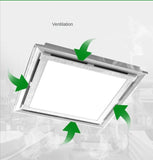 12inch 2in 1 Powerful Electric Exhaust Fan with Light Toilet Kitchen Ventilation Hanging Wall Mount Window Ine Duct Extractor