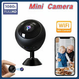 HD Night Vision Smart Home Small Surveillance 1080P Fisheye Mini Camera Wifi Kamera Security Protection Remote View Action Cam