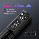 Wireless Tattoo Machine Pen Coreless Motor 2400mAh Lithium Battery with Stroke 3.5/4.0mm for Tattoo Body Artist