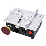 High-Precision Desktop Miniature Table Saw for DIY - Cut Acrylic, PCB, and Aluminum Alloy