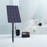 Aquarium Oxygen Aerator Low Noise Fountain Adjustable Angle Solar Powered Air Pump for Outdoor Garden