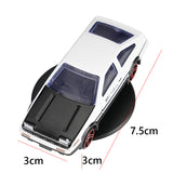 AE86 Alloy Mini Car Model Drift Rotating Turning Gyroscope Auto Interior Decorative Ornament Best Gifts for Christmas