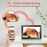 Frameo 10.1 Inch WiFi Digital Picture Frame1280x800 HD IPS Touch Screen Photo Frame Electronic 32GB Memory