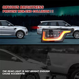 Car LED Tail Rear Lights for Land Range Rover Sport 2013-2022 Auto Warning Turn Signal Lamp Brake Stop Light