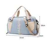 Sport Gym Men Women Outdoor Waterproof Separate Space For Shoes Oxford Wee Travel Duffel Bag for Swimming