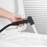 Solid Brass Square Black Sprayer Handheld Bidet Head Shower