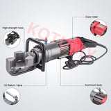 HRB-16/HRB-22 Steel Bar Bender Electric Hydraulic hine HandHeld Rebar Bending Construction Tool