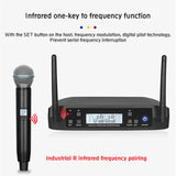 Professional Wireless Microphone For GLXD4 Headset Lavalier Handheld Dual Mic for Church Teaching Singing Sport UHF 640~690Mhz