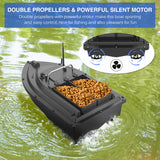 D16C 5200mAh Wireless Control Fishing Boat Double Bait Containers Fish Feeder Device with 400-500m Remote Range