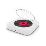 KC-909 Portable Speaker - Stereo Player with 3.5mm Headphone Jack, LED Screen, and Wall Mountable CD Music Player