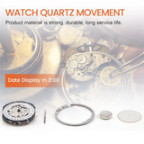 YM62A Replaces 7T62A Quartz Movement Date At 3 Watch Repair Replacement Parts