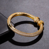 Jewelry Copper Silver Plated Fashion Couple Full Diamond Net Red Hot Bracelet