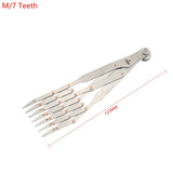 1PCS Leather Belt Quick Mark Equally Spacing Isometric Divider Ruler Tool Knife Cutter Punch Leathercraft DIY Auxiliary Tool