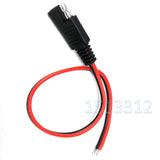 DIY 10 PCS Power Automotive 18AWG 30CM 2 Pin with SAE Connector Quick Disconnect Extension Cable
