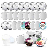 100 Sets Blank Making Supplies 58Mm/2.25 Inch Metal As Shown For Maker hine Round Badge Pin Button Parts
