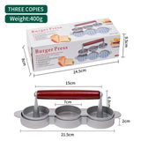 press Non-Stick Burger Press Perfect Hamburger Mold Ideal for BBQ Essential Kitchen & Grilg Accessories