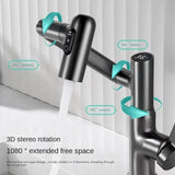 Digital Display LED Basin Faucet 360 Rotation Multifunction Stream Sprayer Hot Cold Water Mixer Sink Tap Bathroom