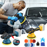 5500RPM Cordless Polisher Set Portable Wireless Car Glazing Polishing hine for 18V-21V Electric Rotary Tool