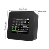 14 in 1 Quality Monitor Tuya WIFI CO/CO2 Detector Real Time Monitoring BIG Display Home Air Test Kits APP Control A