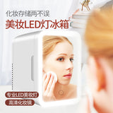 With Touch Light Car Mini 4L Makeup And Skincare Refrigerator