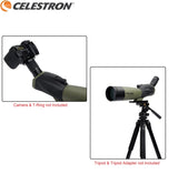 Celestron Ultima 80mm  Angled Spotting Scope 20-60x Zoom Eyepiece Multi-Coated Optics Waterproof For Bird Watching, Wildlife