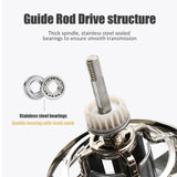 Huidiao Stainless Steel Bearing Spinning Fishing 8000 9000 10000 12000 14000 25KG Powerful Reel Saltwater Fresh Water Drag
