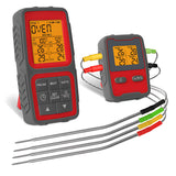 Advanced Smart Digital Food Thermometer - Wireless Dual Probes for Meat with APP Control & Timing Alarm