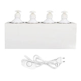 4 Bottles Adjustable Temperature Fast Heating Massage Oil Lotion Cream Single Bottle Heater Beauty Ease Clean