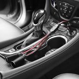 1 to 2 Car Power Charger 12V 24V Plug 2-Way Splitter Y Adapter 30cm Cigarette Lighter Extension Cord